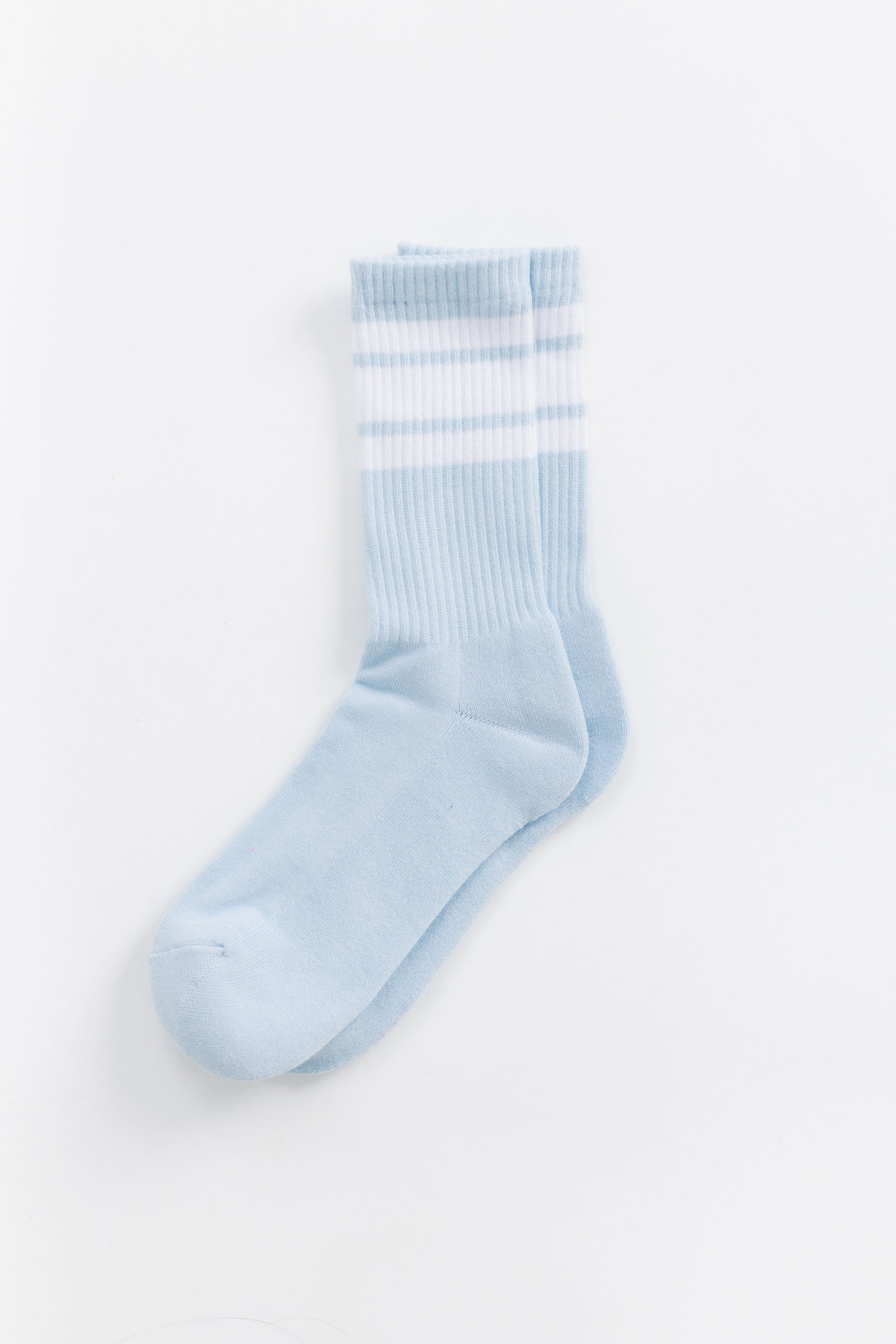 Cove Vail Stripe Socks WOMEN'S SOCKS Cove Accessories Light Blue OS 