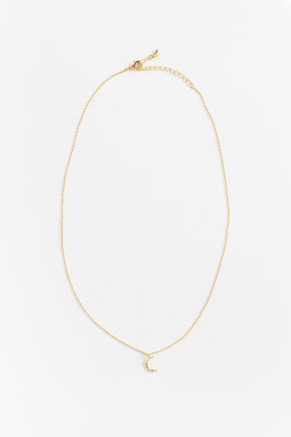 Dainty Moon Necklace WOMEN'S NECKLACE Cove 