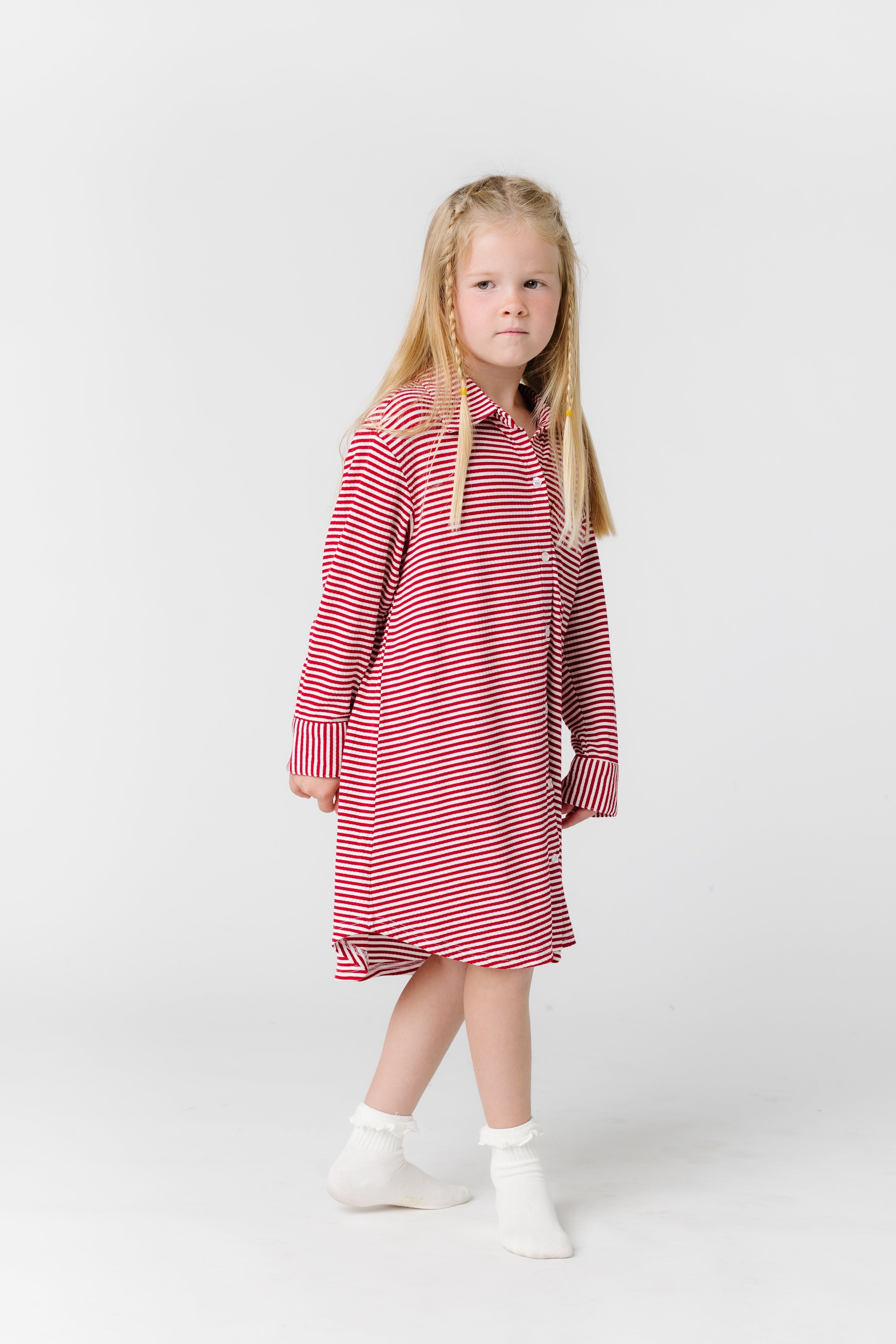 Wonderland Kids Pajama Dress Called to Surf