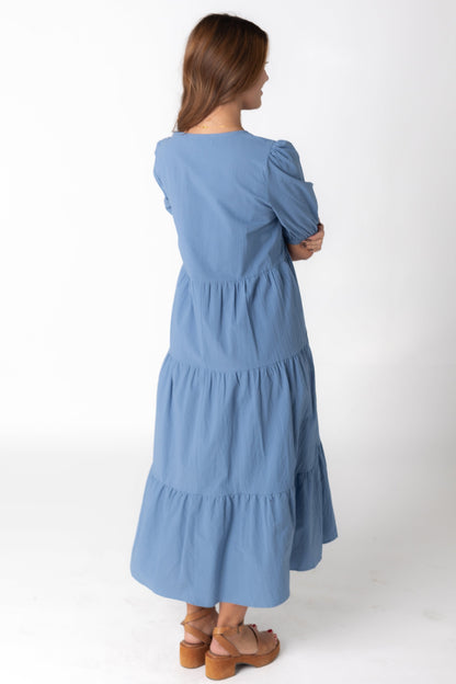 Brass & Roe Jayden V-Neck Dress WOMEN'S DRESS brass & roe 