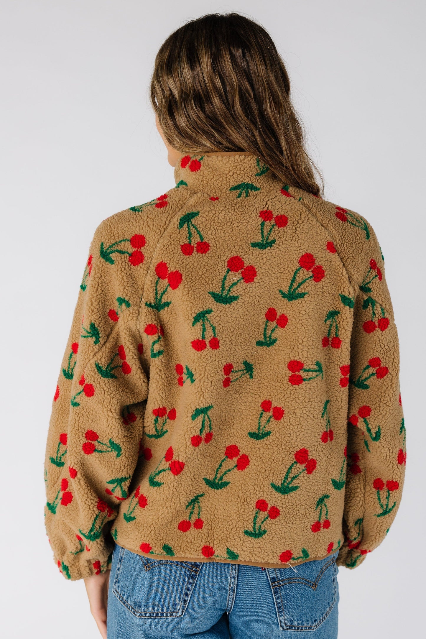 Choco Cherry Sherpa Jacket WOMEN'S JACKETS Very J 