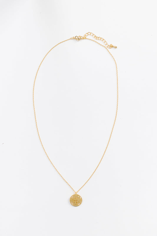 Cove Daisy Garden Necklace WOMEN'S NECKLACE Cove Accessories Gold 16" 