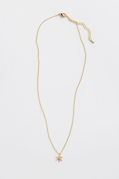 Cove Petite Snowflake Necklace WOMEN'S NECKLACE Cove Accessories 