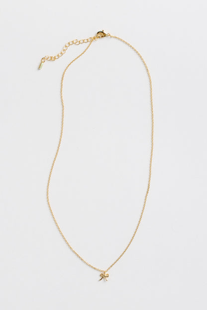 Cove Petite Bow Necklace WOMEN'S NECKLACE Cove Accessories 
