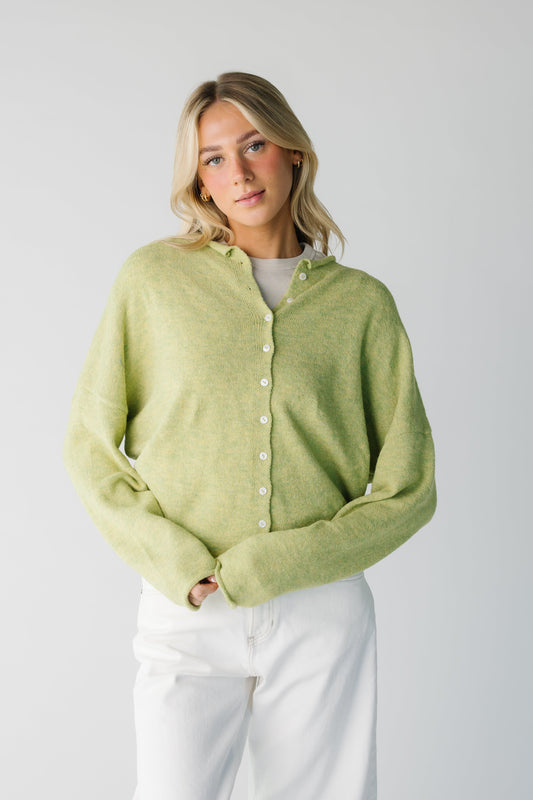 New Aria Soft Cardigan WOMEN'S CARDIGAN Things Between Lemongrass S 