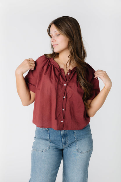 Citrus-Basics Button Down Top WOMEN'S TOP Citrus 