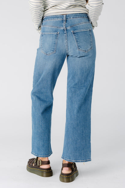 Sadie Mid Rise Slim Wide Leg WOMEN'S DENIM Just Panmaco Inc. 