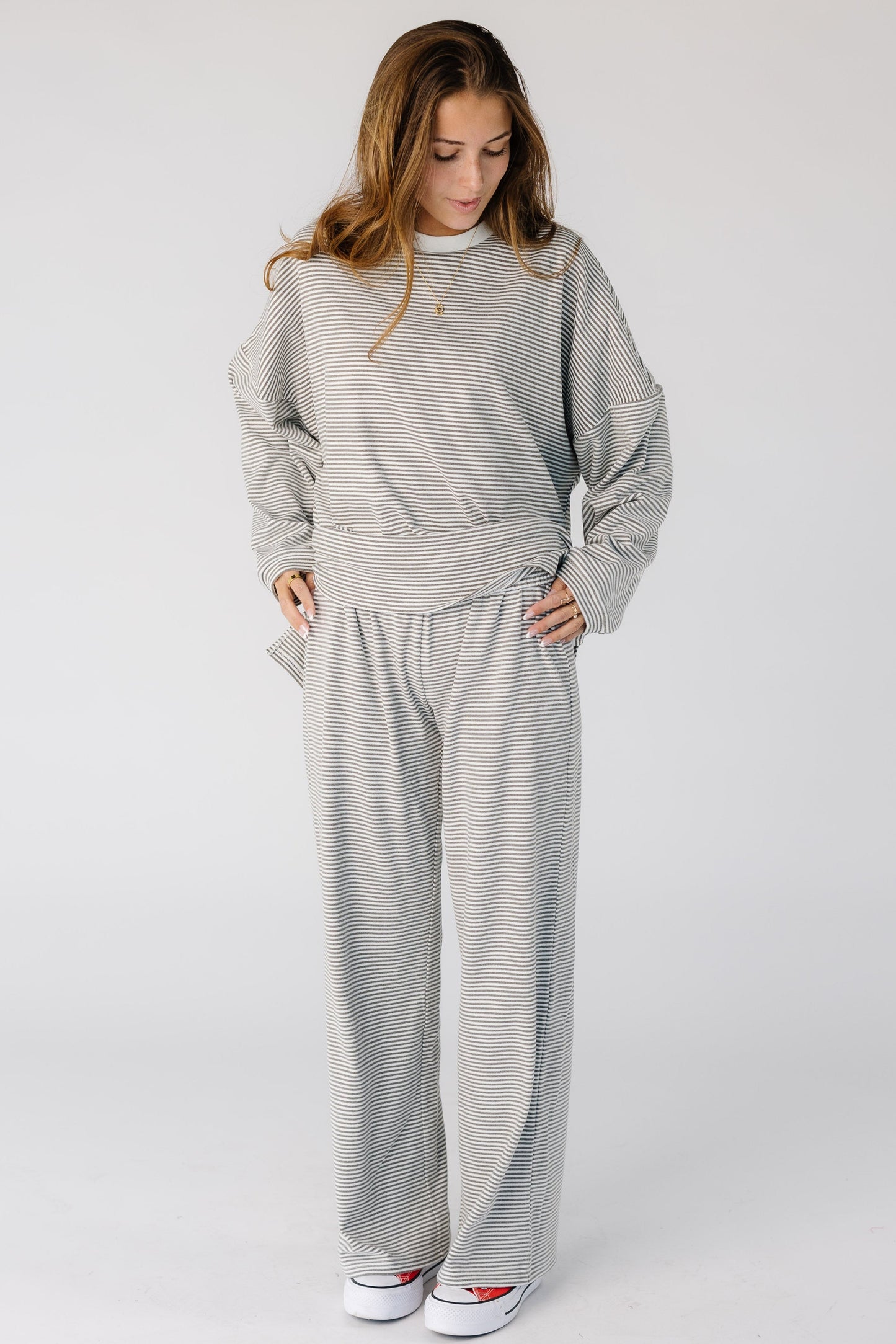 A So Soft lounge Pant WOMEN'S PANTS Things Between Charcoal S 