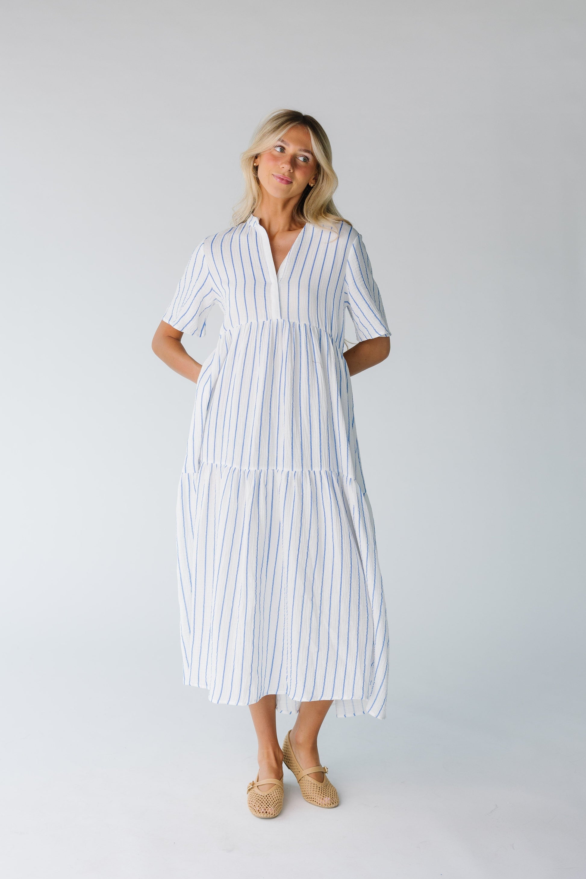 Brass & Roe Pondering Gauze Dress - Summer WOMEN'S DRESS brass & roe 