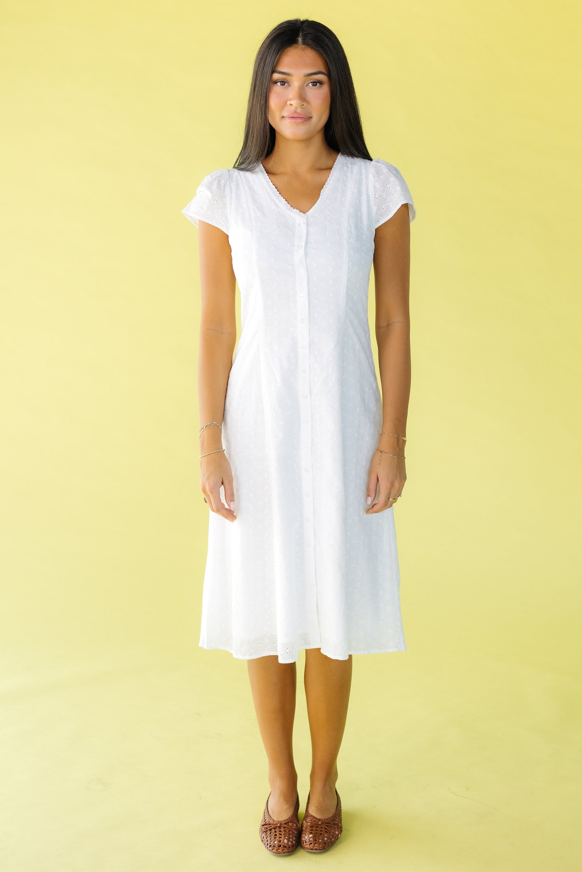 Brass & Roe Willow Eyelet Dress WOMEN'S DRESS brass & roe 