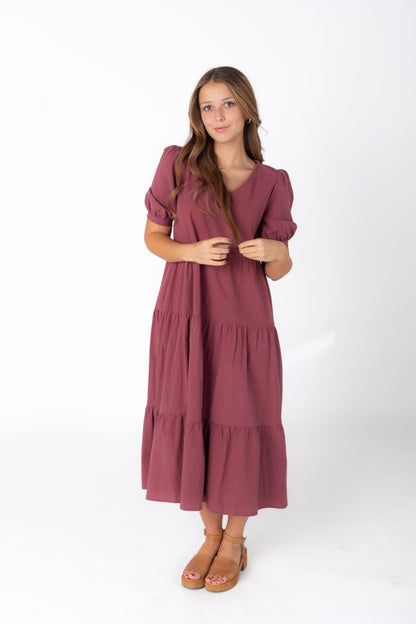 Brass & Roe Jayden V-Neck Dress WOMEN'S DRESS brass & roe 