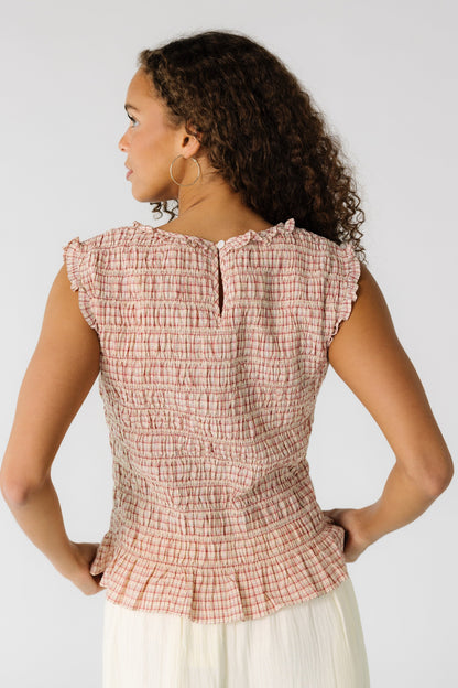 The Rhonda Smocked Sleeveless Top WOMEN'S TOP Mod Ref 