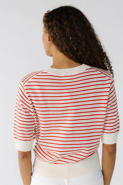 Betsy Short Sleeve Sweater WOMEN'S SWEATERS Hem & Thread 