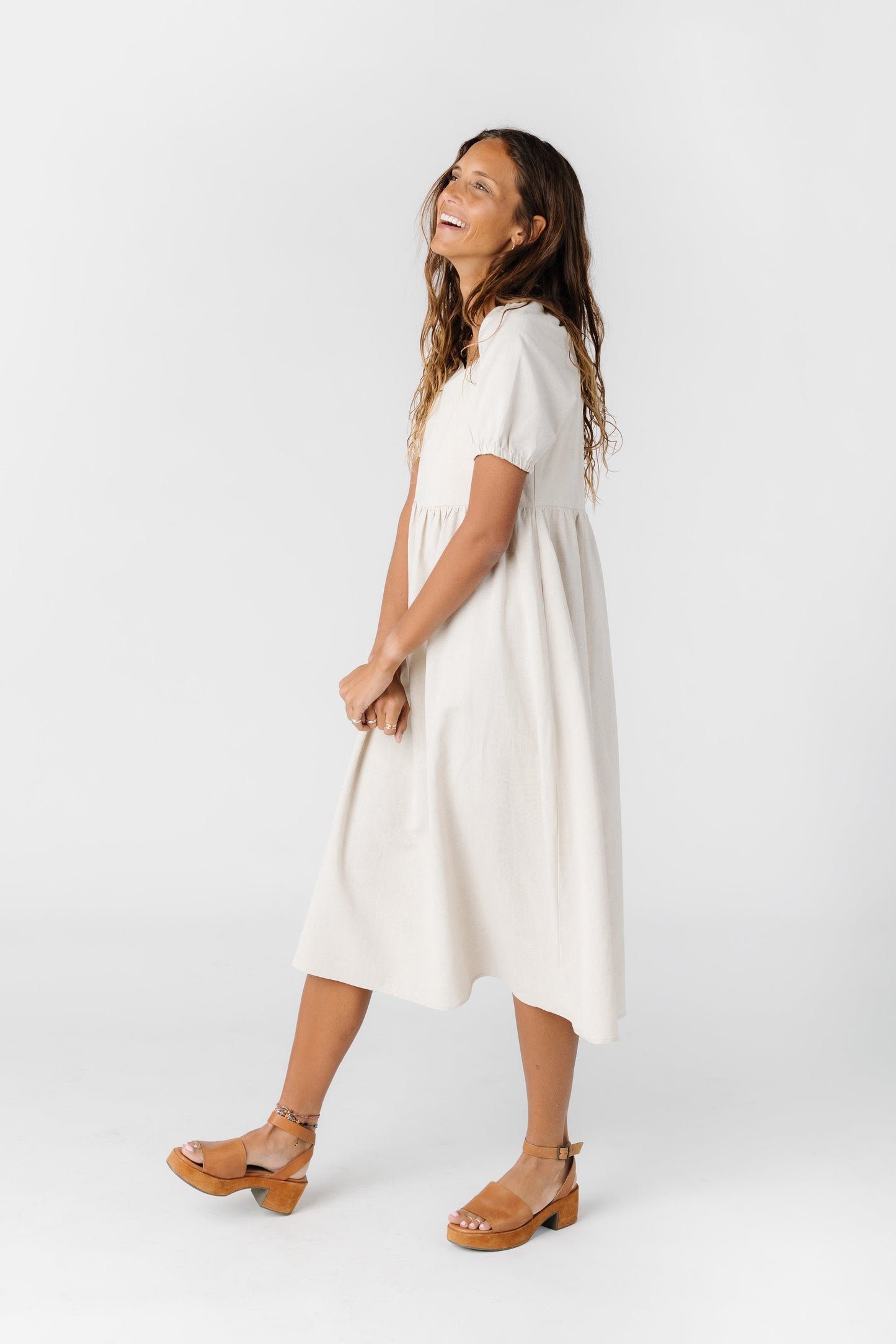 Rosemary Dress Oatmeal M WOMEN'S DRESS Mod Ref 