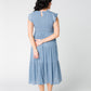 All In Smocked Dress - Blush & Chambray WOMEN'S DRESS Blu Pepper 
