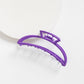 Cove Long Moon Metal Claw WOMEN'S HAIR ACCESSORY Cove Accessories Purple 4.5 inch 