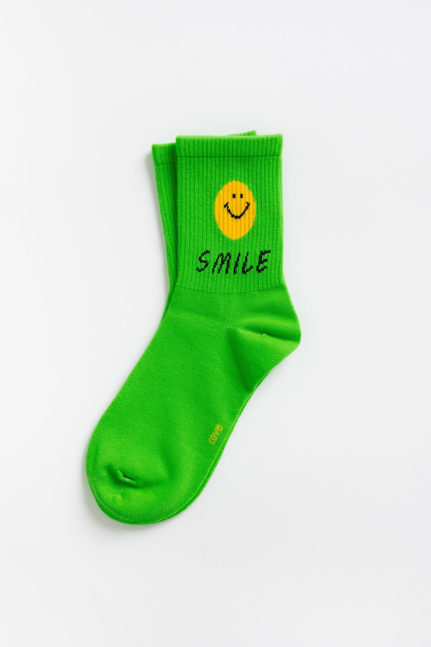 Cove Smile With Me Socks WOMEN'S SOCKS Cove Accessories Lime OS 