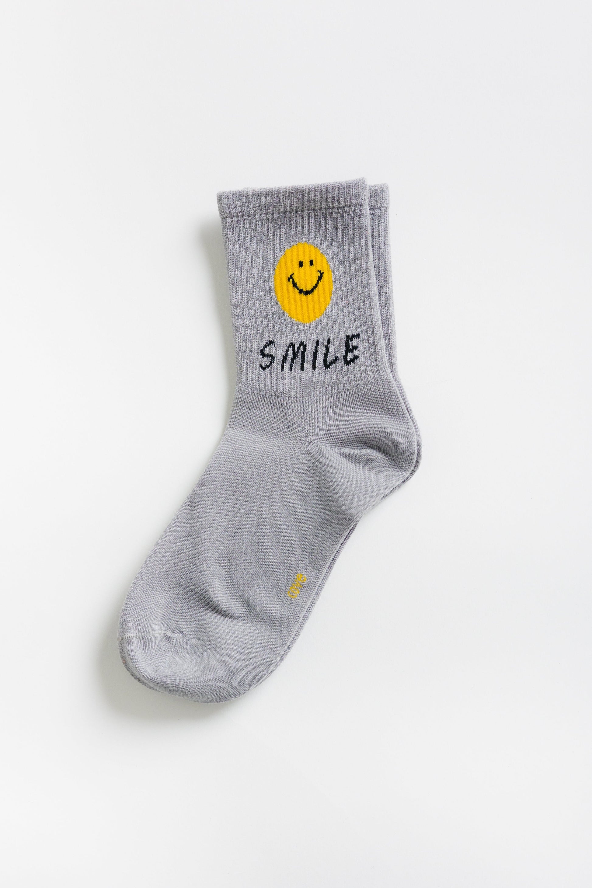 Cove Smile With Me Socks WOMEN'S SOCKS Cove Accessories Grey OS 