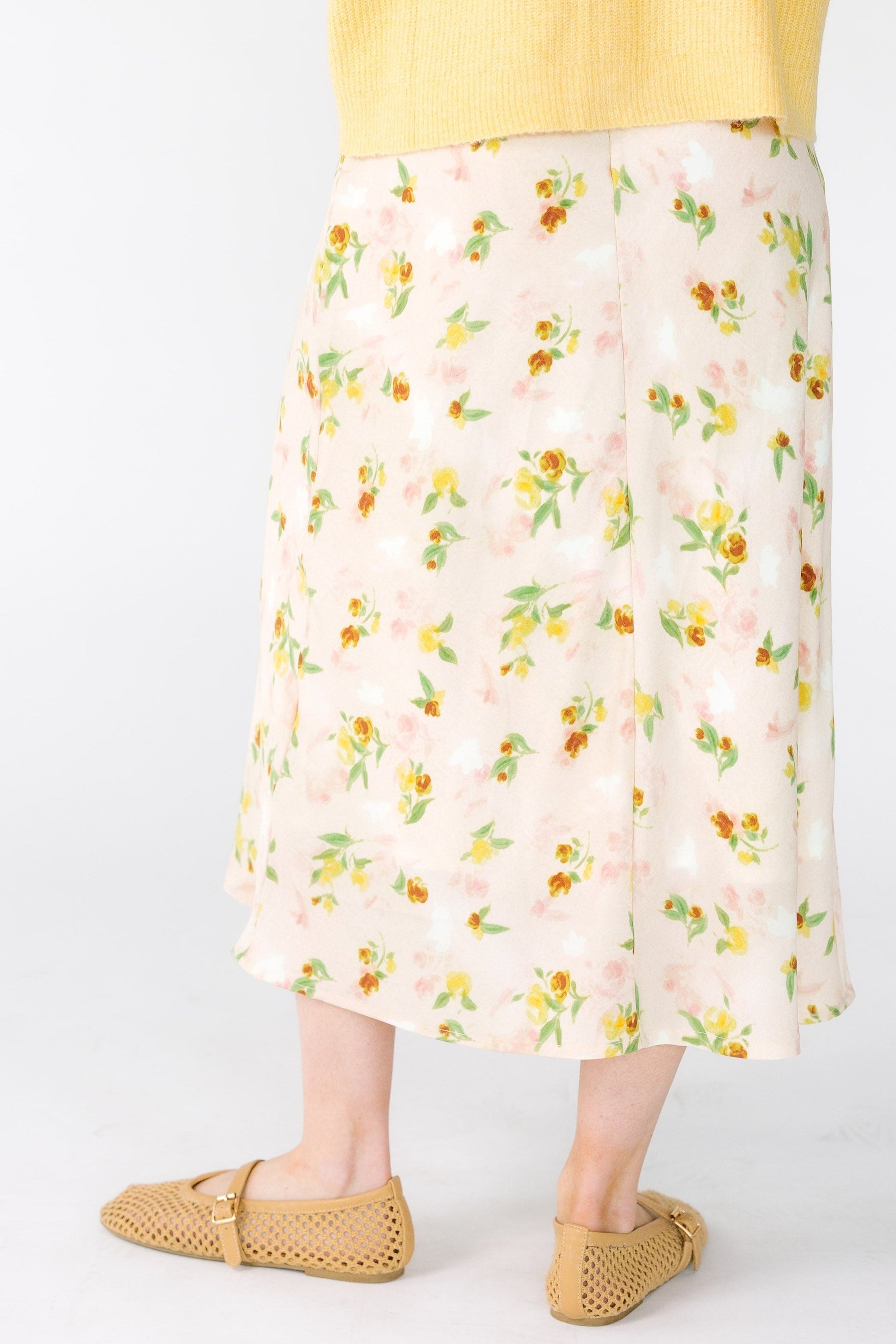 Brass & Roe Ellie Spring Print Skirt WOMEN'S SKIRTS brass & roe 