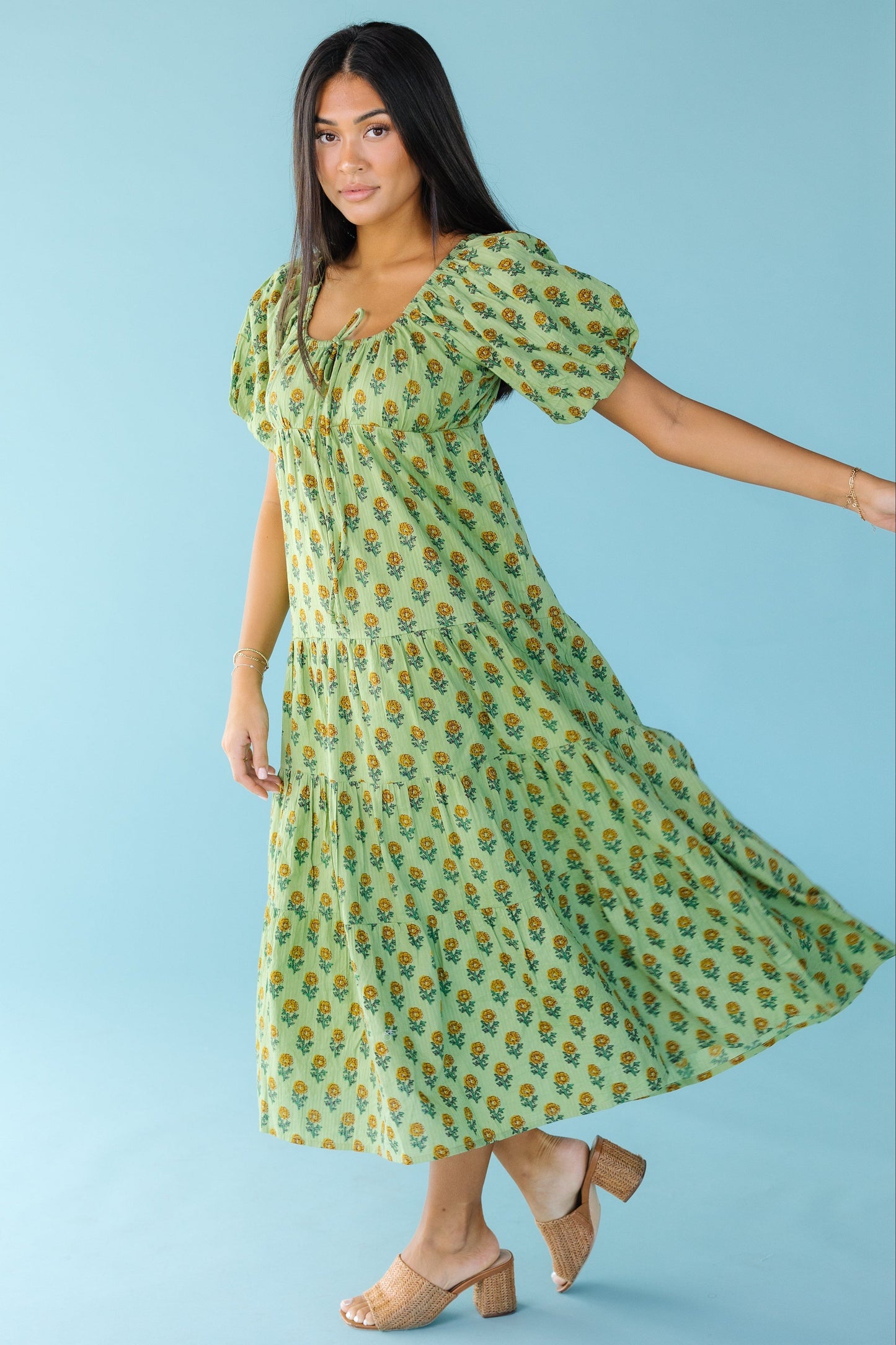 Citrus Spring Lyon Tiered Dress WOMEN'S DRESS Citrus 