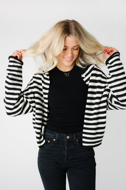 Aria Stripe Cardigan WOMEN'S CARDIGAN Things Between 