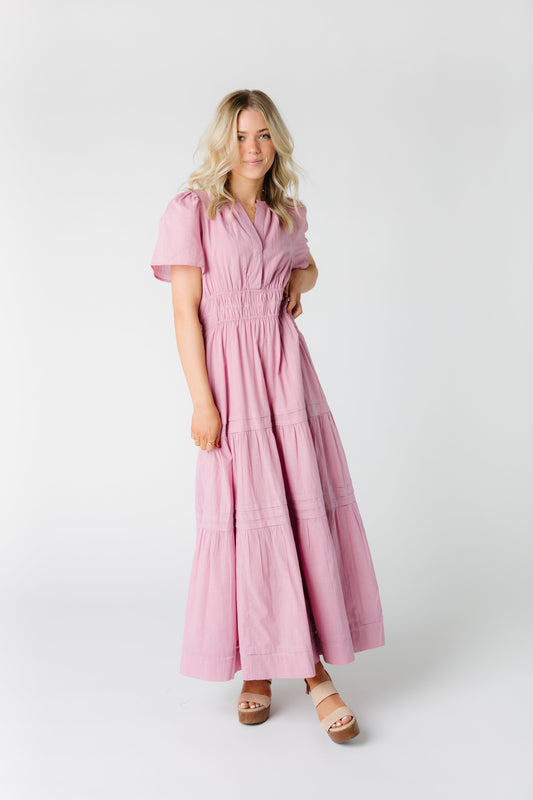 Citrus- Shae Dress Spring Pink Modest dress Maxi Dress