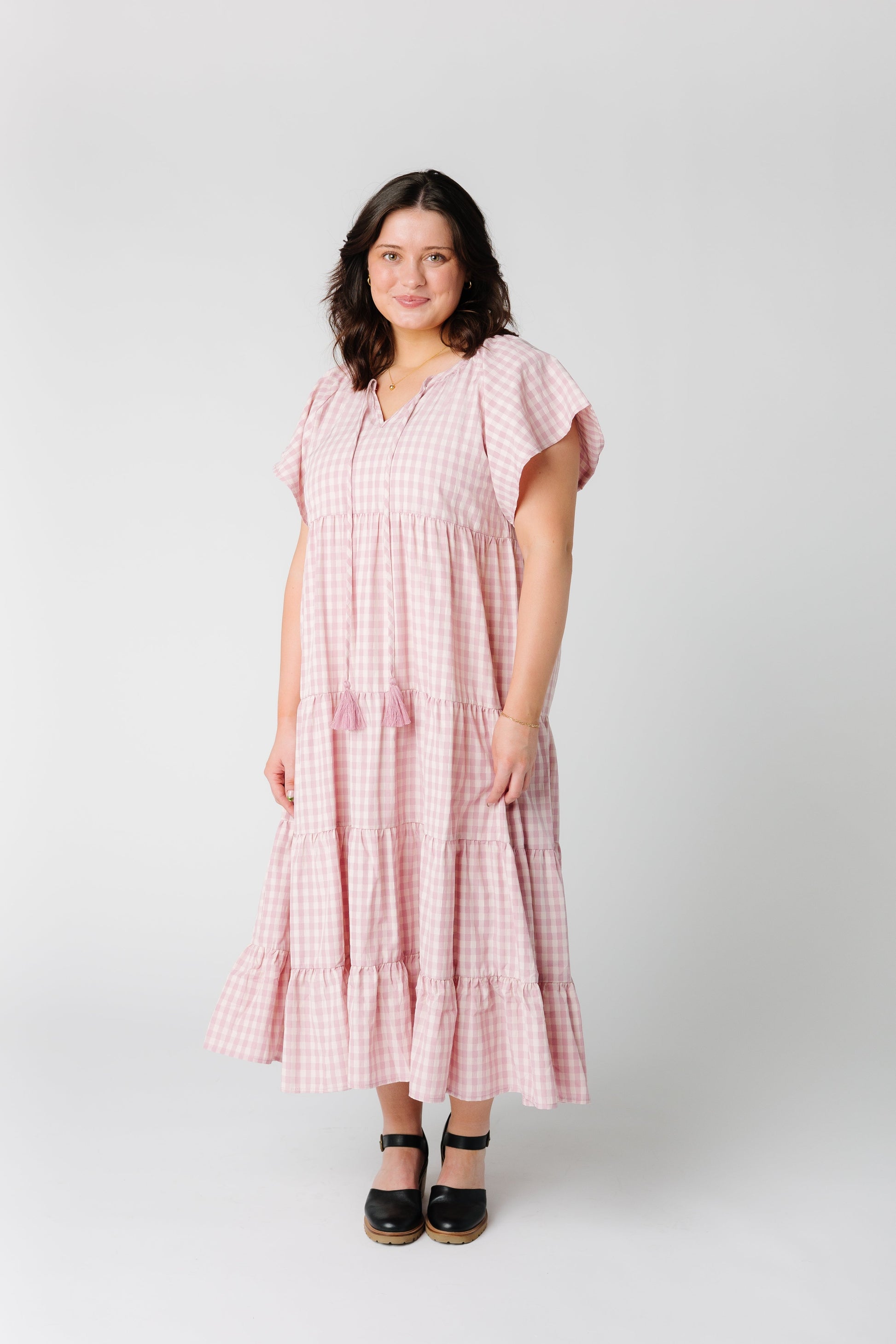 Brass & Roe Spring Gingham Dress WOMEN'S DRESS brass & roe 