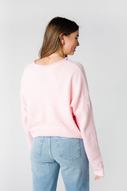 Aria Soft Cardigan - Baby Pink WOMEN'S CARDIGAN Things Between 