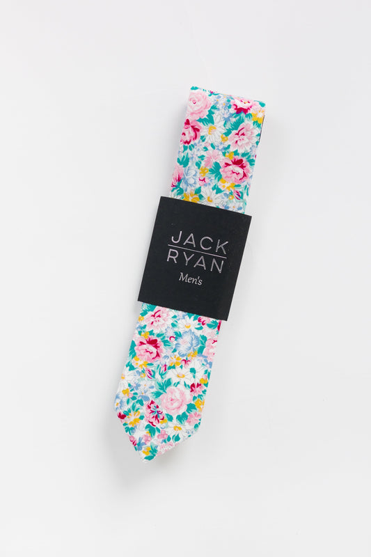 Jack Ryan Lake Floral Tie MEN'S TIE JACK RYAN Multi 58"L x 2 1/4"W 