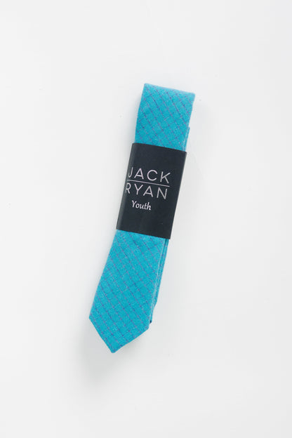 Jack Ryan Carson Tie MEN'S TIE JACK RYAN Aqua Multi 48"L x 2 1/4" W 