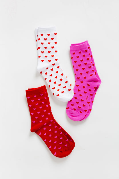 Cove Love Is In The Air 3 Pack WOMEN'S SOCKS Cove Accessories Multi OS 