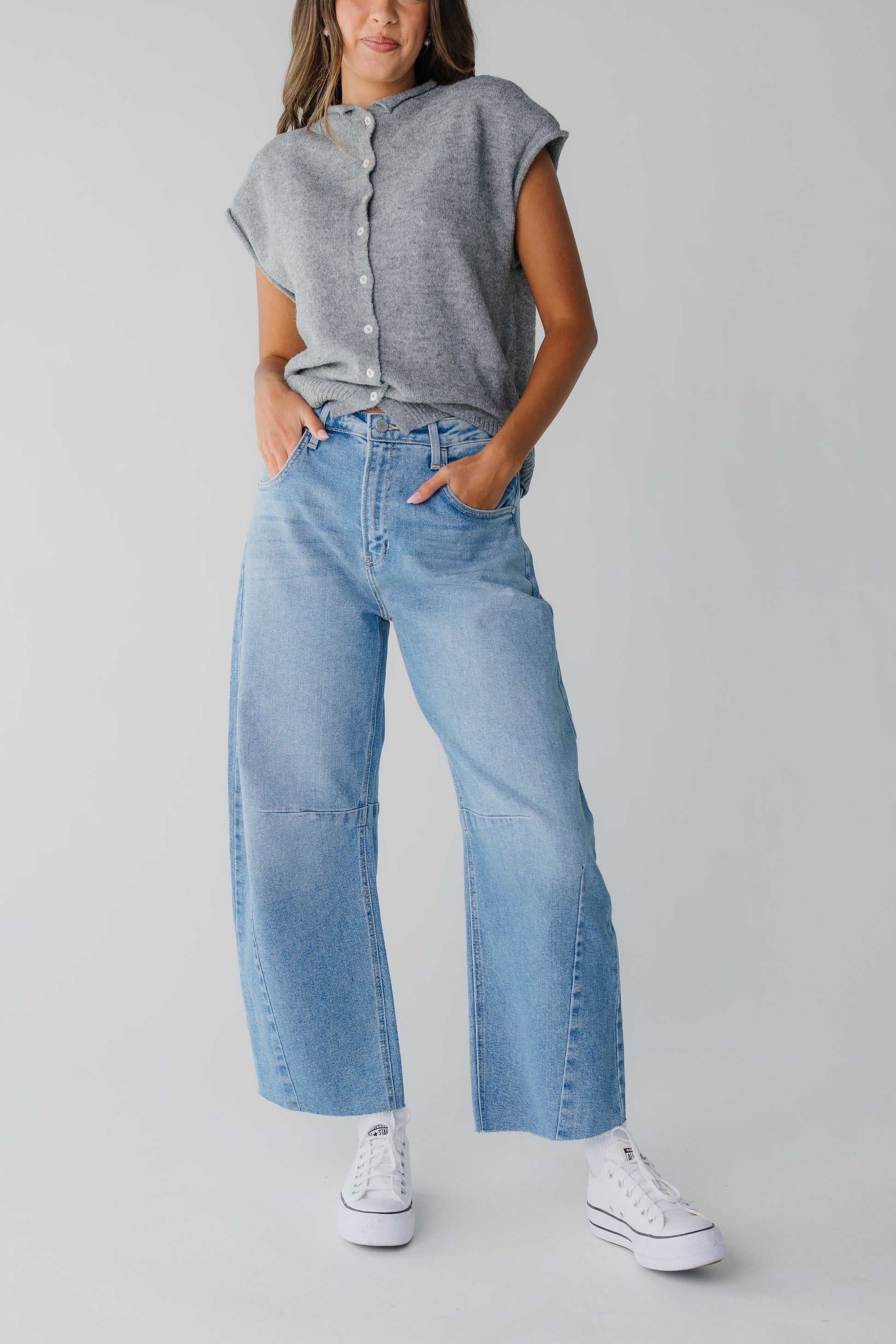 Lexie Barrel Jean - New WOMEN'S JEANS Just Panmaco Inc. 