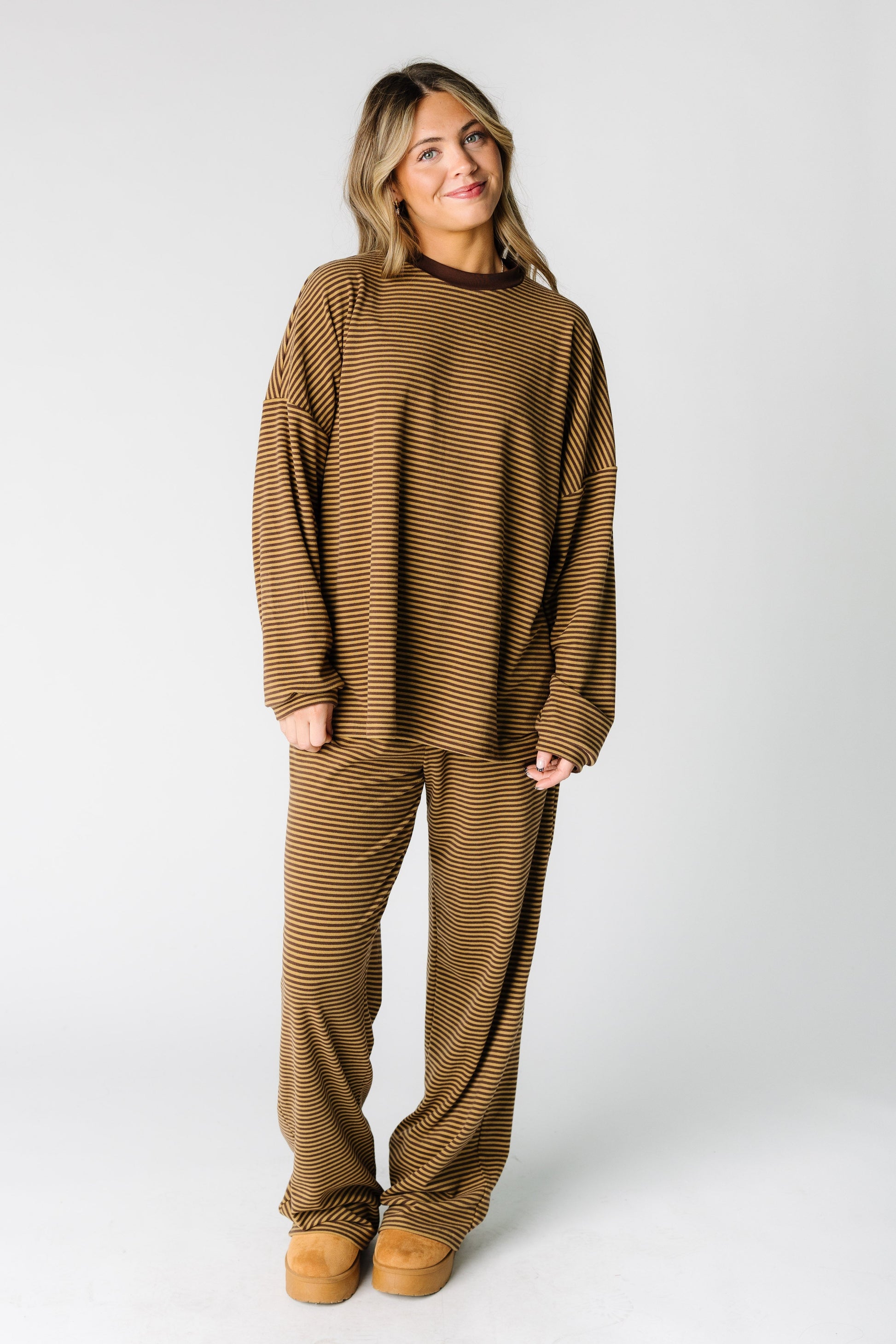 Cutie Everyday Stripe Set Women's Set brass & roe 