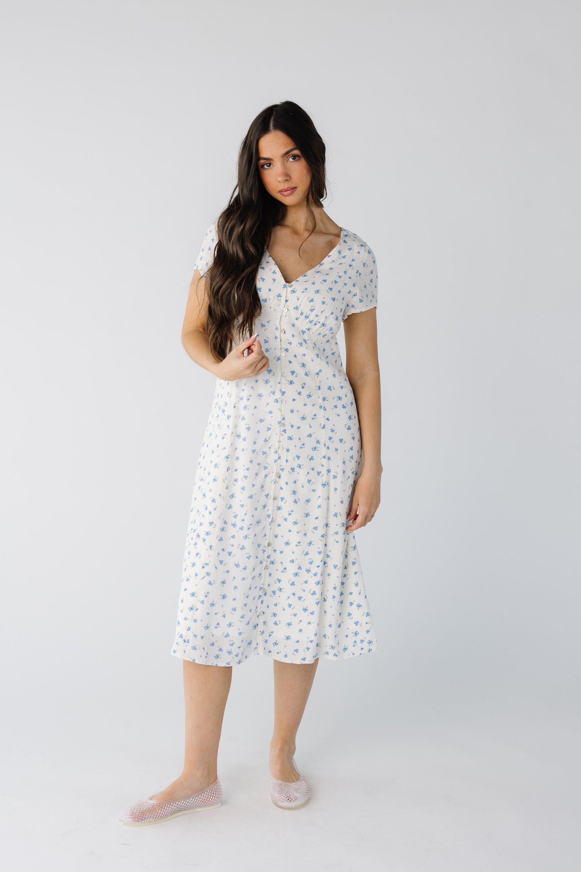 Brass & Roe Haddie Floral Dress WOMEN'S DRESS brass & roe 