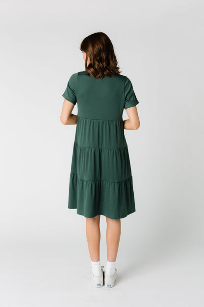 Brass & Roe Summer Ribbed Tiered Dress - Spring 2024 WOMEN'S DRESS Called to Surf 