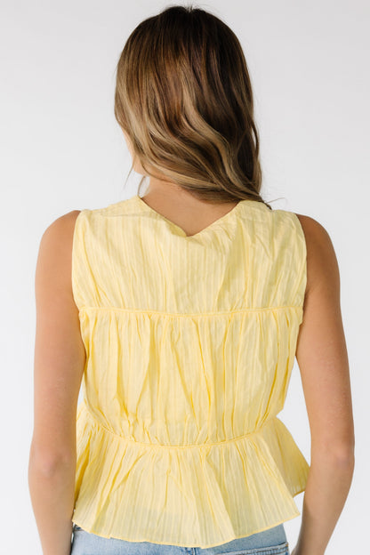 The Textured Bow Tank WOMEN'S TOP Mod Ref 