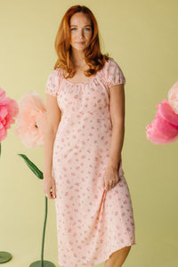 Brass & Roe Blossom Back-Tie Dress