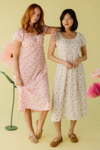 Brass & Roe Blossom Back-Tie Dress