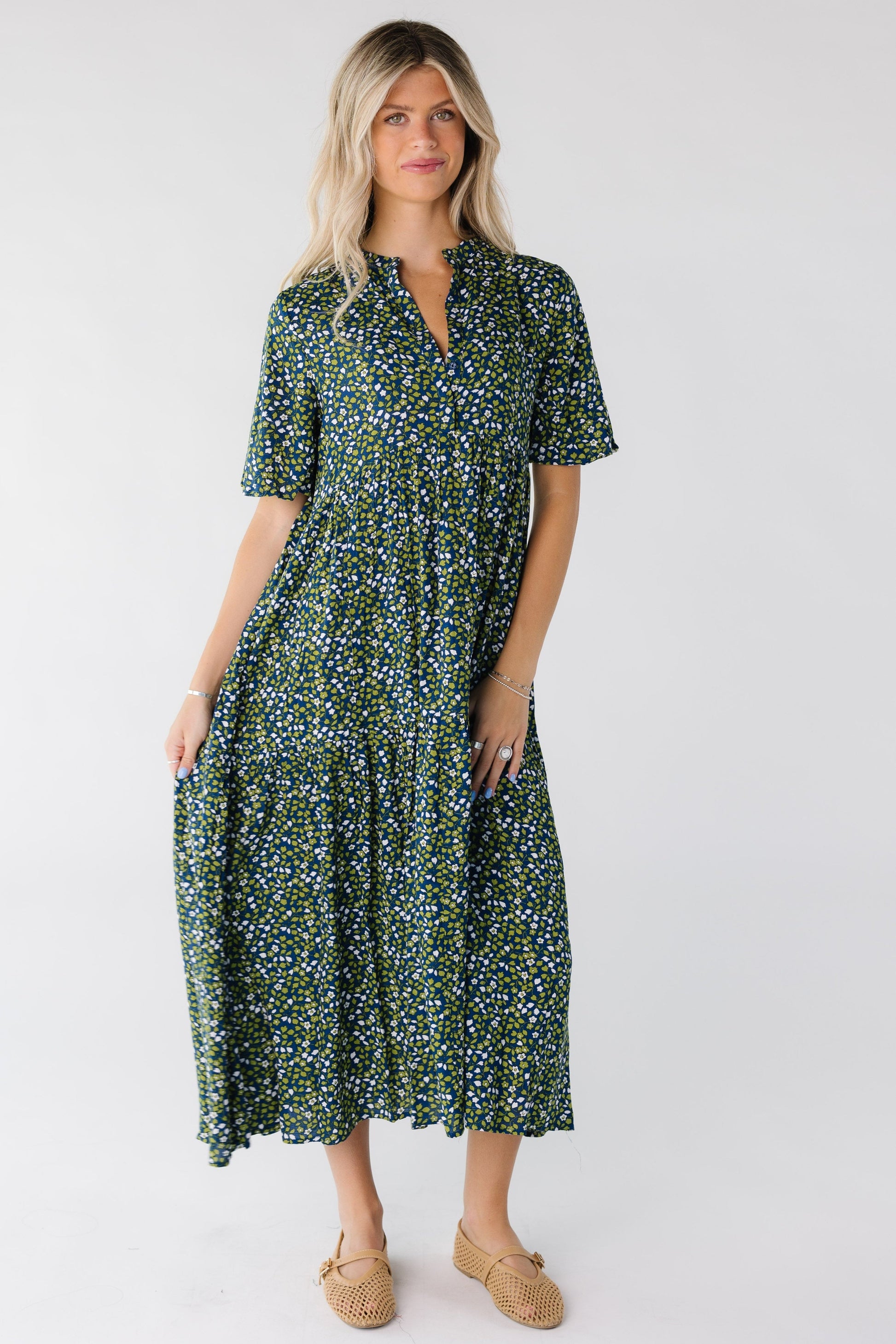 Brass & Roe Pondering Print Dress WOMEN'S DRESS brass & roe 