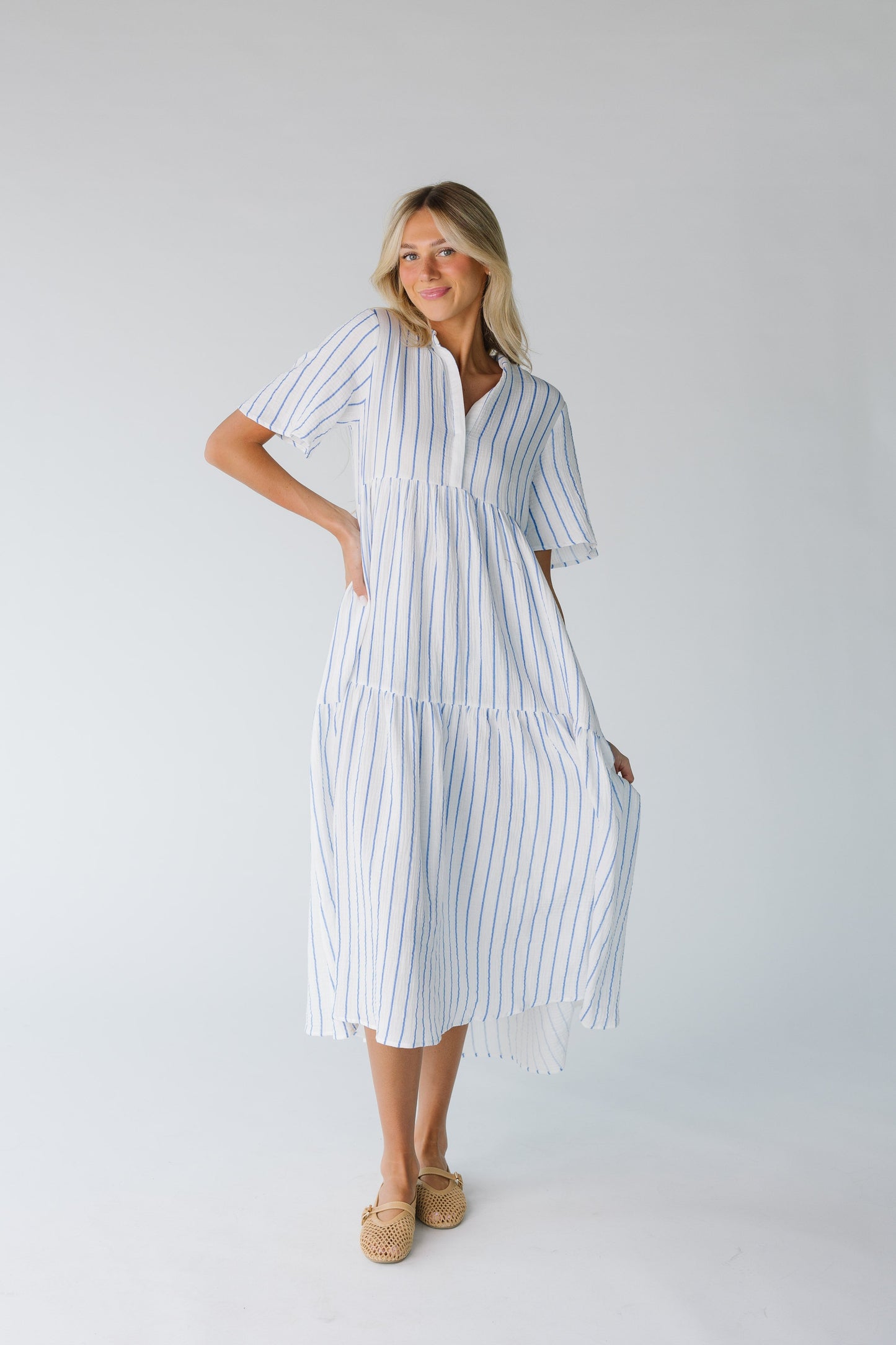 Brass & Roe Pondering Gauze Dress - Summer WOMEN'S DRESS brass & roe 