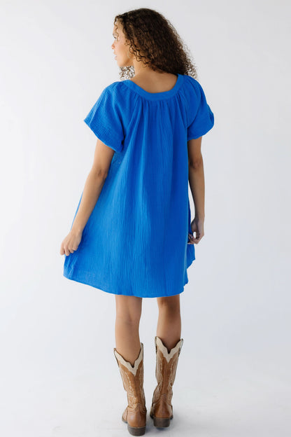 Brass & Roe Ellie Gauze Knee Dress WOMEN'S DRESS brass & roe 