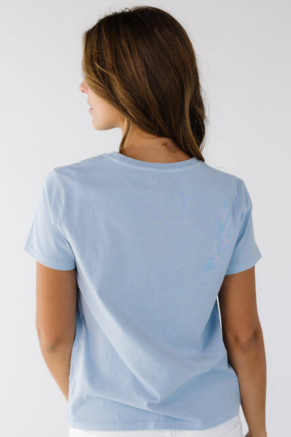 Asher Tee - Powder Blue WOMEN'S T-SHIRT THREAD & SUPPLY 