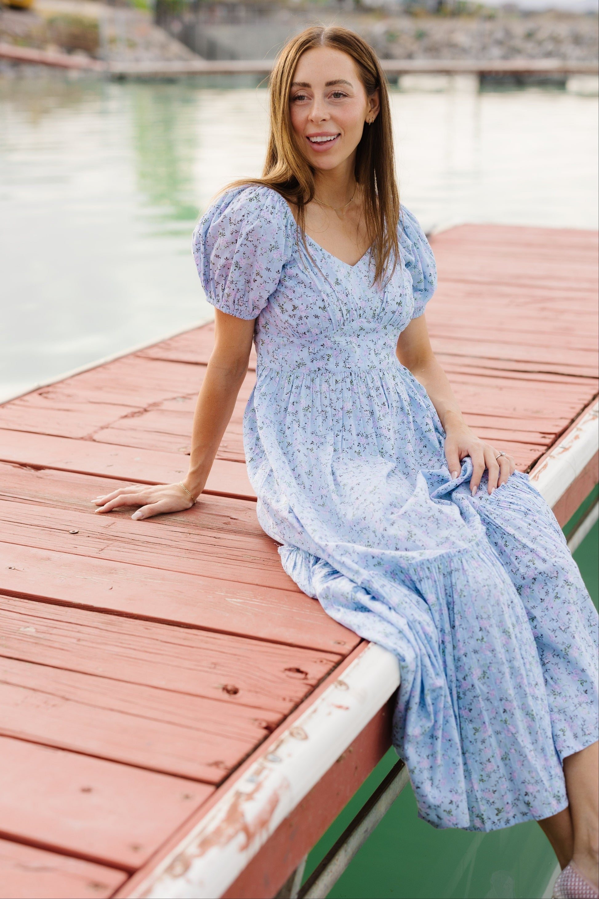 called to surf blue dress The Alba Dress