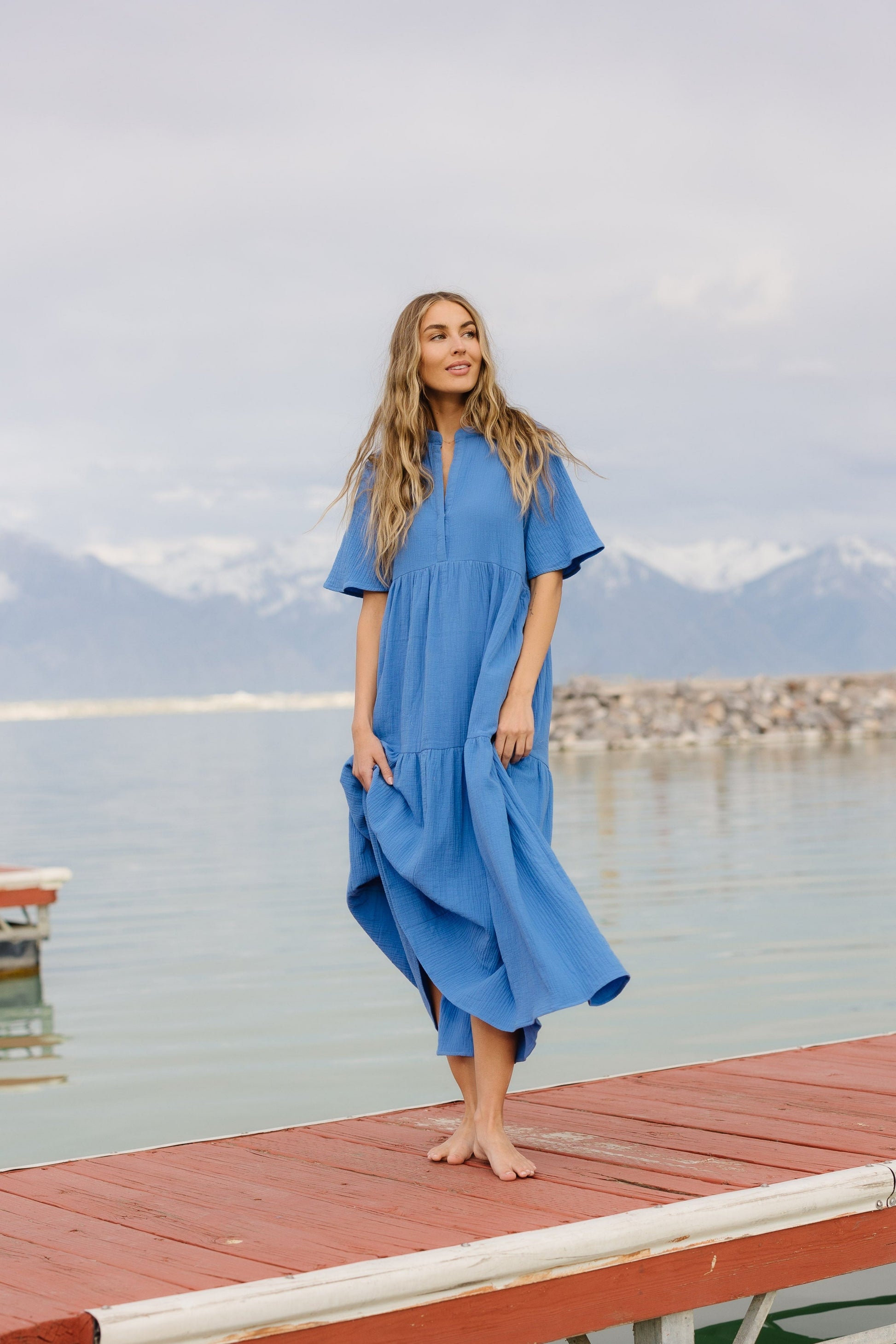 Brass & Roe Pondering Gauze Dress - Summer WOMEN'S DRESS brass & roe 
