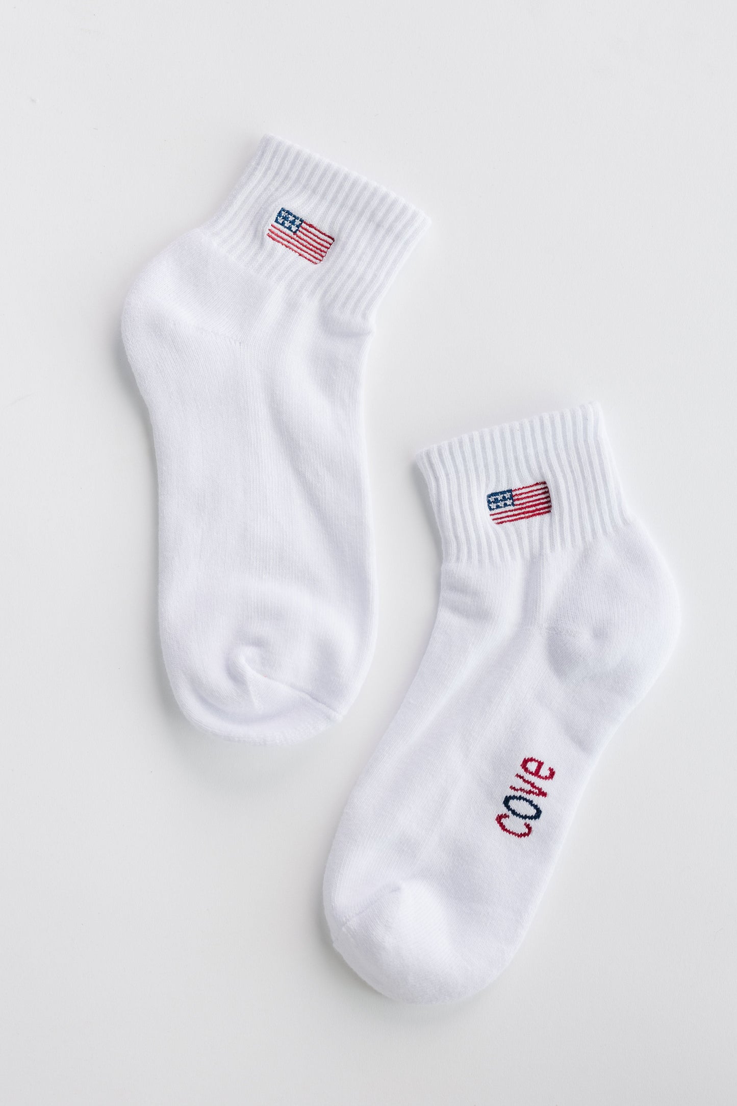 Cove USA Flag Quarter Socks WOMEN'S SOCKS Cove Accessories 