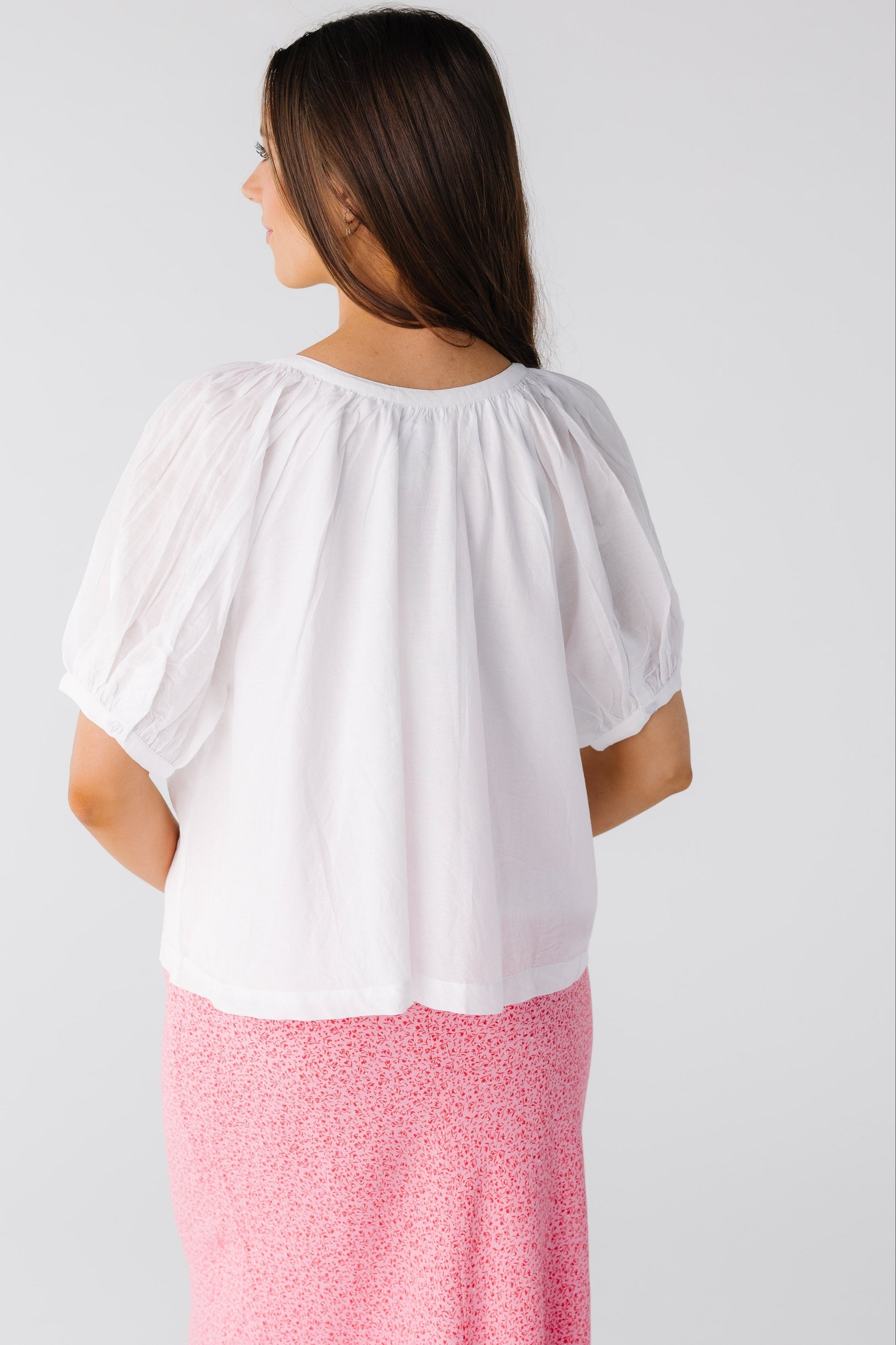 Citrus The Blooming Top - White WOMEN'S TOP Citrus 