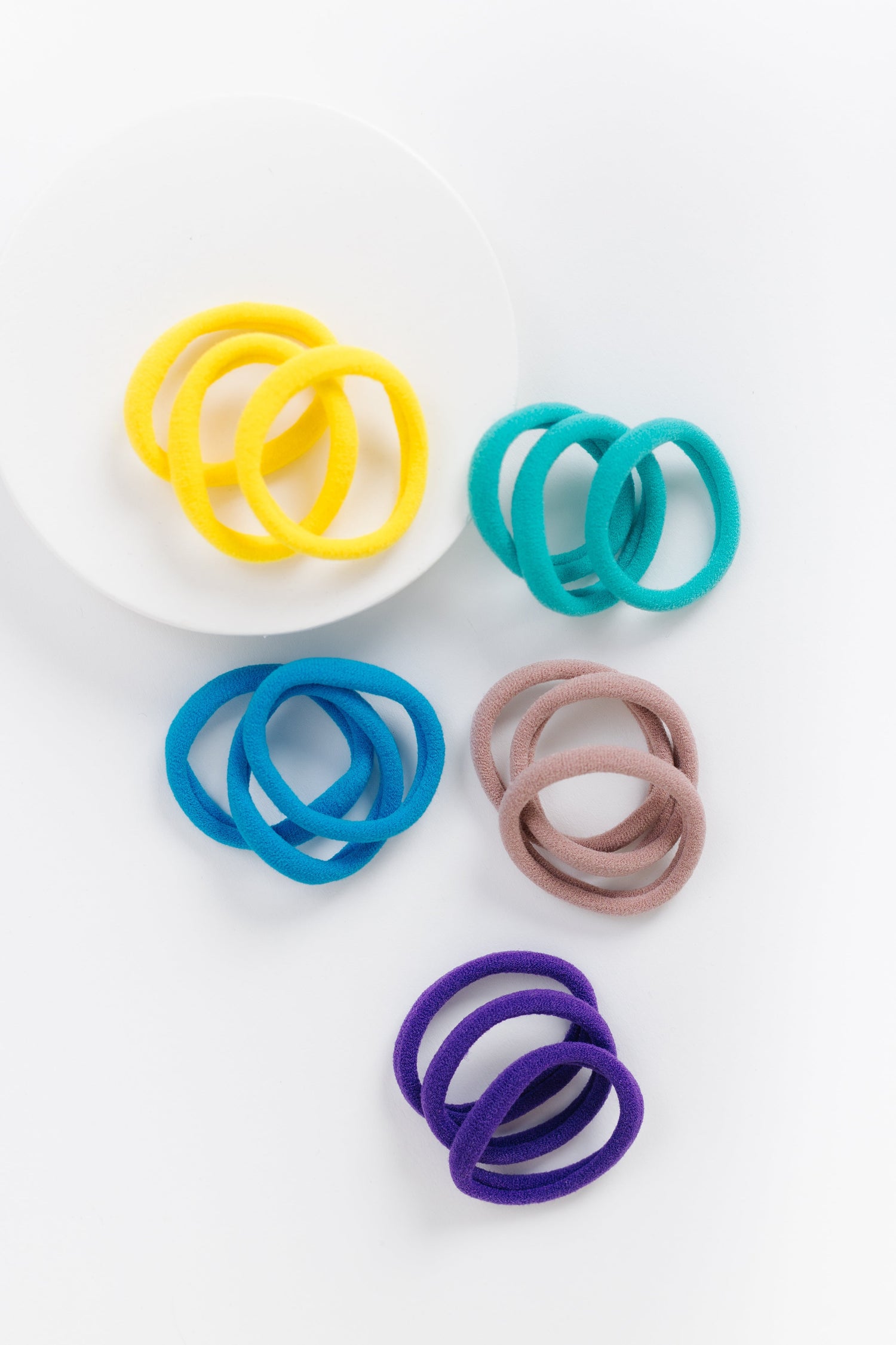 Cove Hair Ties - Set of 10 WOMEN'S HAIR ACCESSORY Cove Accessories Brights OS 