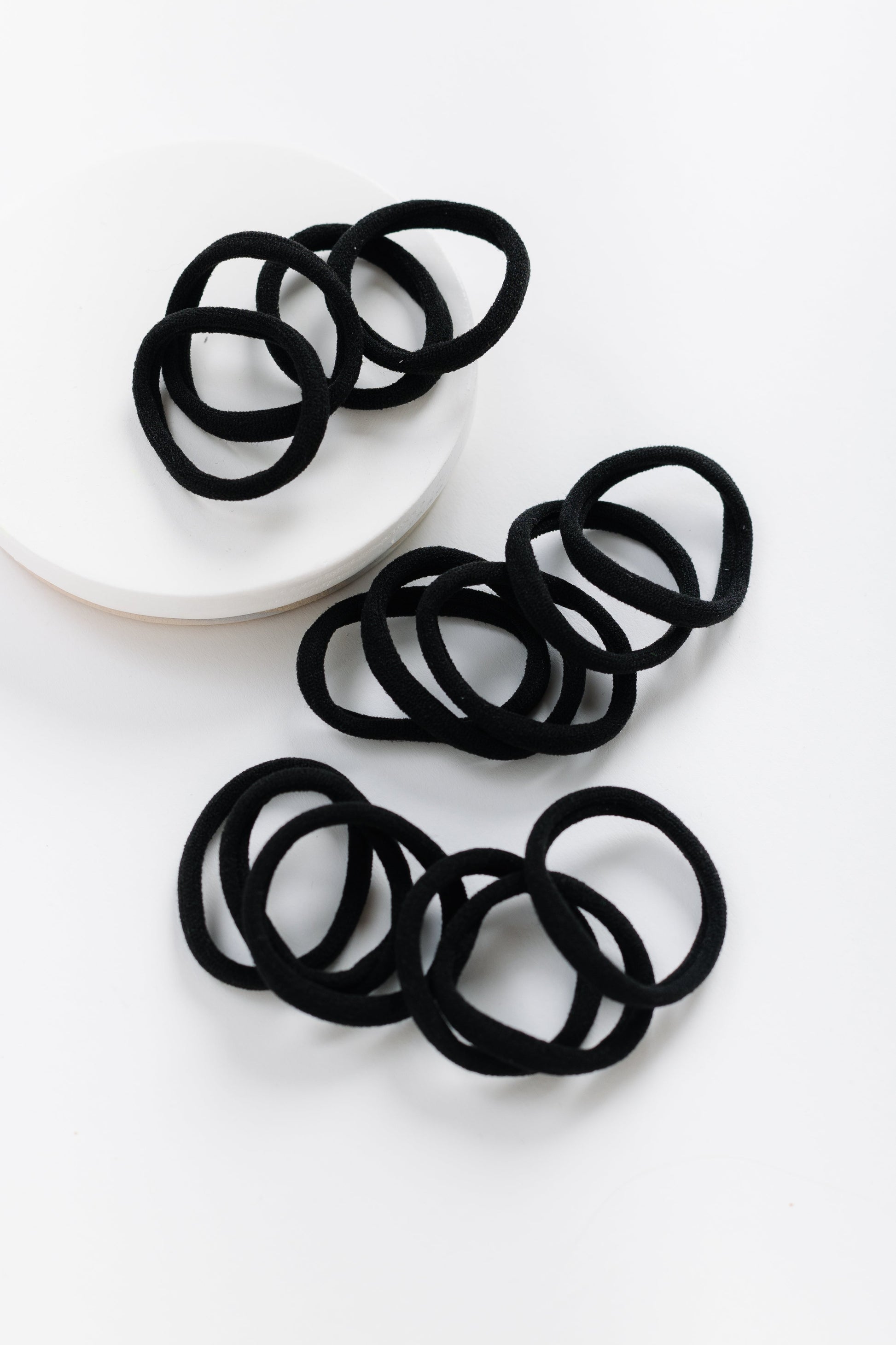 Cove Hair Ties - Set of 10 WOMEN'S HAIR ACCESSORY Cove Accessories Black OS 
