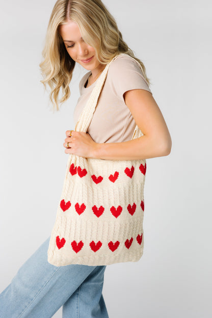 Heart Crochet Bag WOMEN'S BAG Called to Surf 