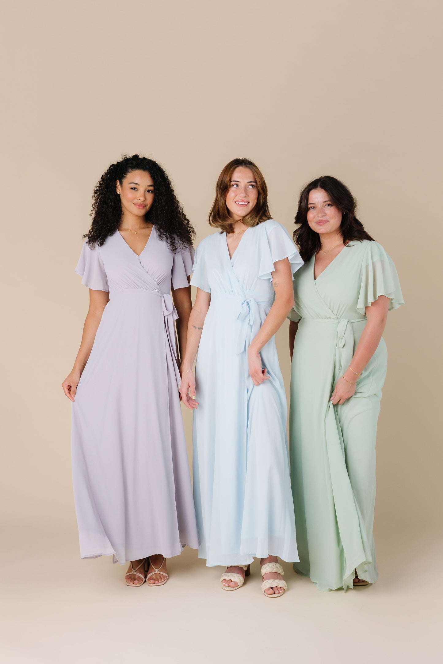 Brass and Roe Naples modest bridesmaid dresses